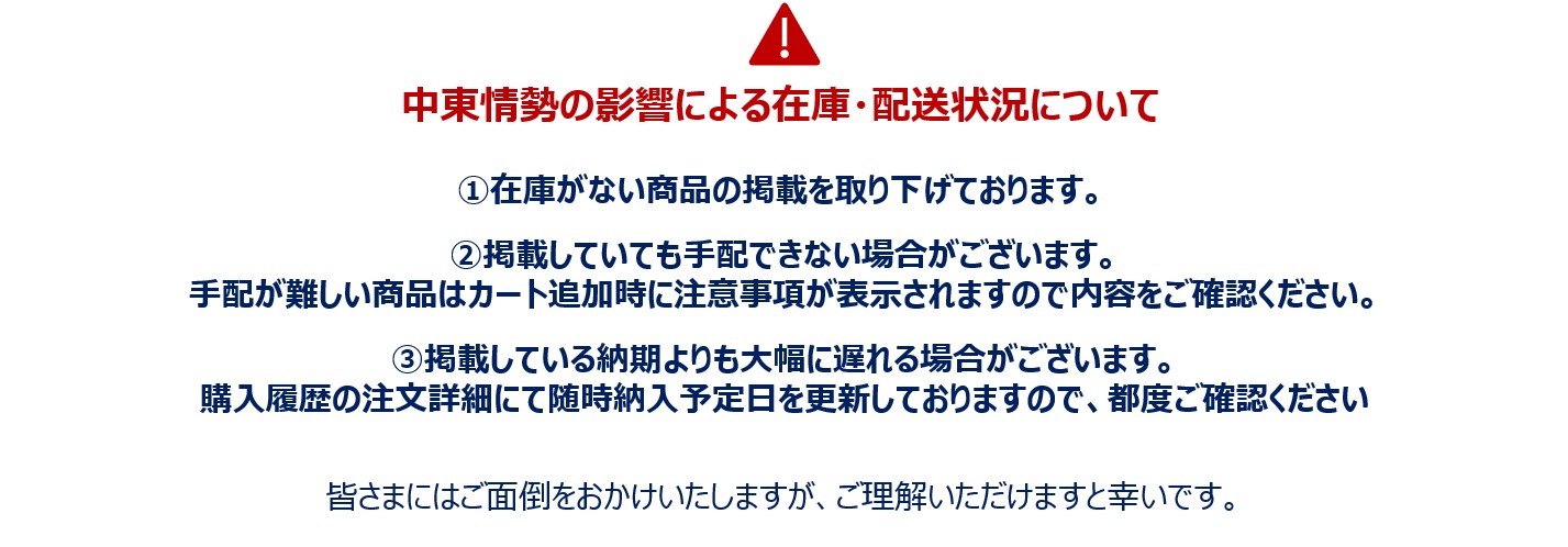 中東情勢の影響