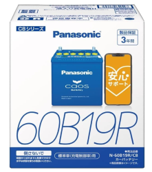 パナソニック バッテリー カオス N-60B19R/C8 CAOS 標準車(充電制御車)用 安心サポート付き