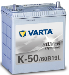 VARTA Silver Dynamic K-50/60B19L アイドリングストップ車/充電制御車/標準車