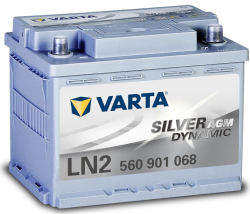 VARTA Silver Dynamic AGM LN2 (560 901 068) 輸入車・国産車用バッテリー アイドリングストップ車/標準車