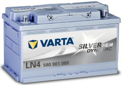 VARTA Silver Dynamic AGM LN4 (580 901 080) 輸入車・国産車用バッテリー アイドリングストップ車/標準車