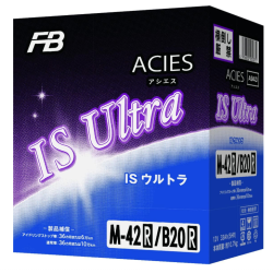 ウルトラバッテリーアシエス(FB：古河電池) アイドリングストップ車用バッテリー M-42R / B20R 充電制御車対応 ブックモールド極板採用