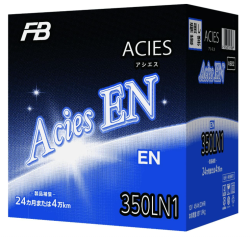 アシエスFB(古河電池)EN規格品 350 LN1 ブックモールド極板採用